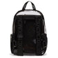 Steve Madden Clear Backpack with Tech Pouch, Black