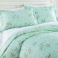 Forget Me Not Duvet Cover Set, Green