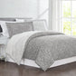 Forest Reversible Comforter Set, Grey