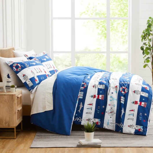 Cape Cod Reversible Comforter Set