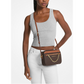 Michael Kors Jet Set Large Logo Crossbody, Signature Brown