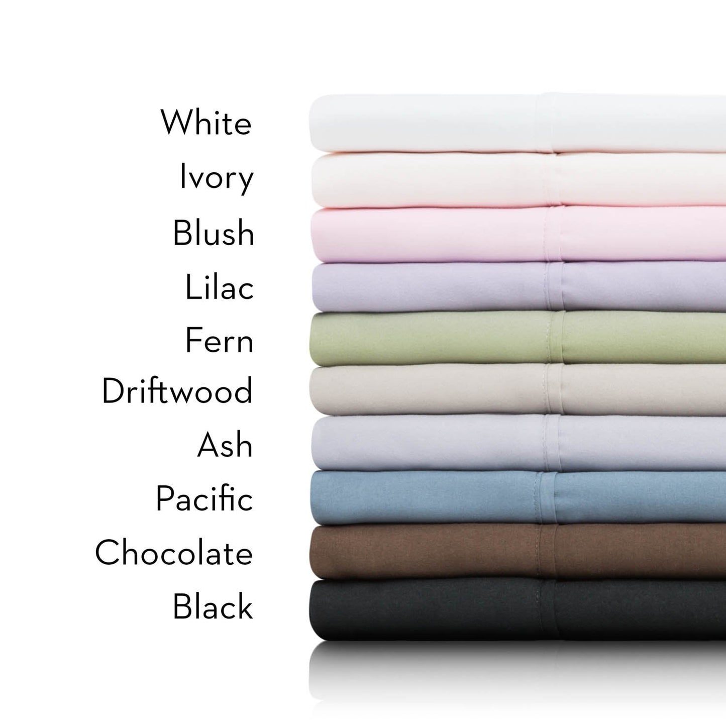 Brushed Microfiber Sheet Set, Ash