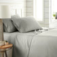 Pintuck Luxe Microfiber 6 Piece Sheet Set, Grey