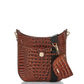 Brahmin Melbourne Collection Leia Crossbody, Blue Serenade