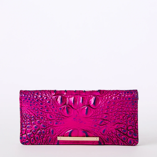 Brahmin Melbourne Collection Ady Wallet, Voltage Violet