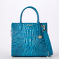 Brahmin Melbourne Collection Caroline Satchel, Vibrant Azure