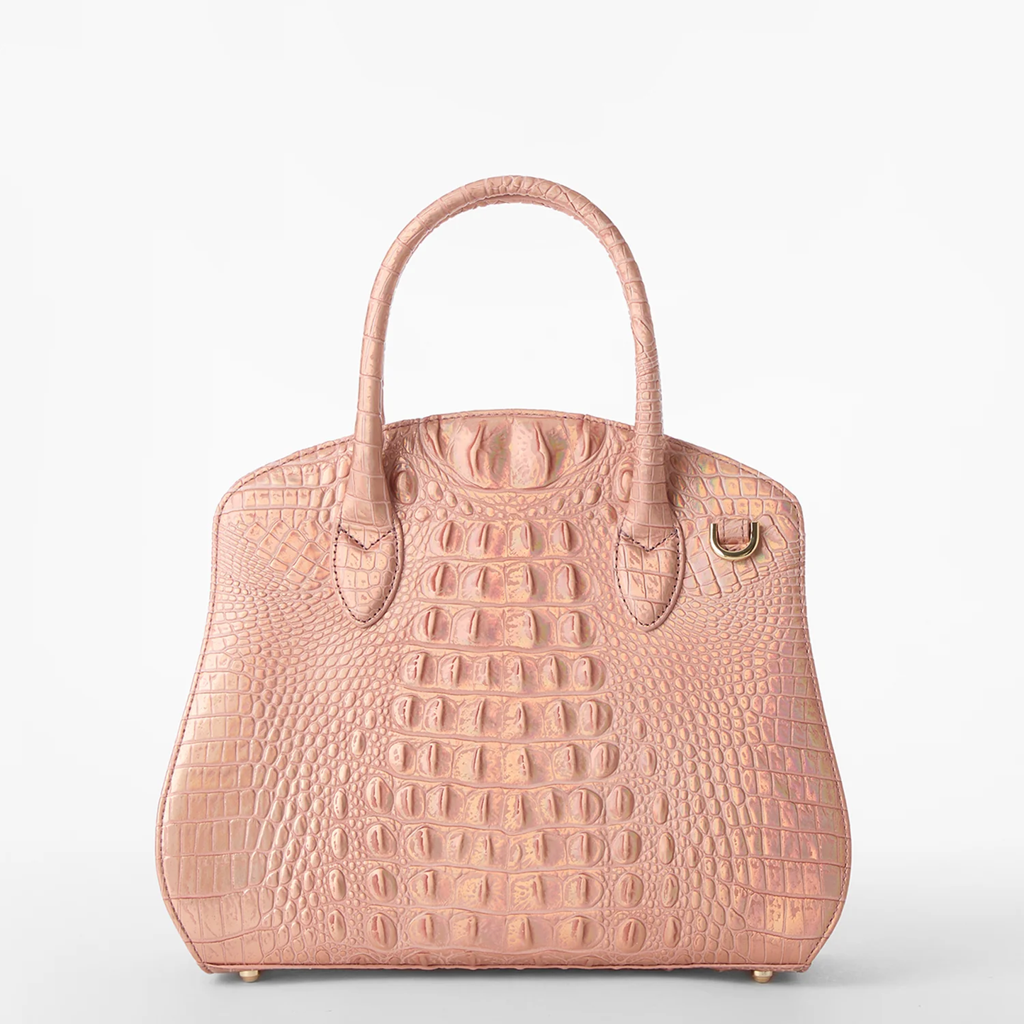 Brahmin Melbourne Collection Rosetta Satchel, Rose Gold