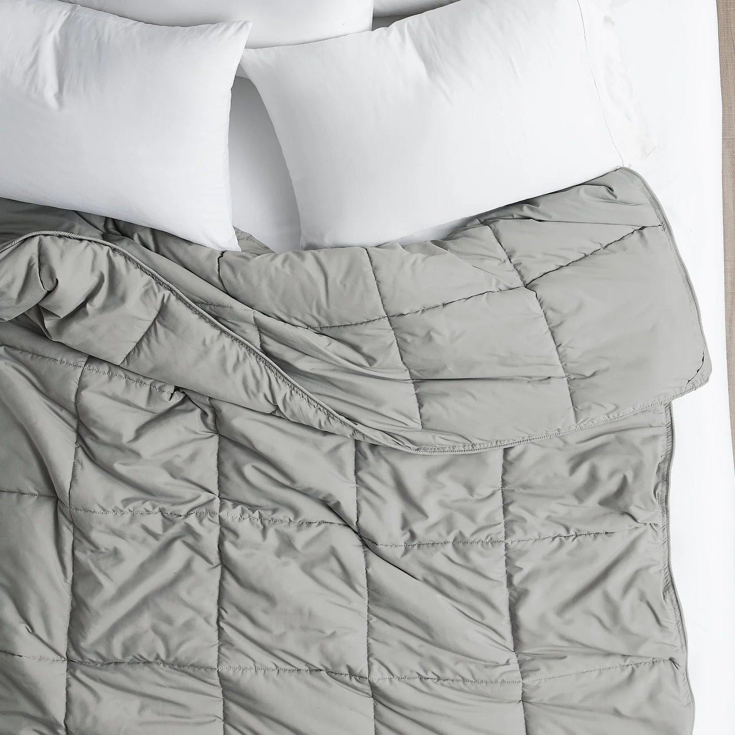 Luxe Down Alternative Comforter, Grey